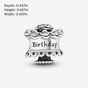 img 3 attached to 🎂 Annmors Sterling Birthday Bracelet Necklace for Girls' - Jewelry and Bracelets
