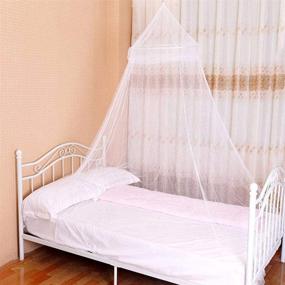 img 1 attached to DAYSTART Mosquito Curtain Netting Camping Bedding for Bed Canopies & Drapes