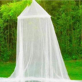 img 4 attached to DAYSTART Mosquito Curtain Netting Camping Bedding for Bed Canopies & Drapes