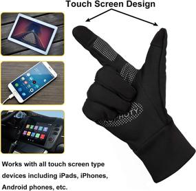 img 2 attached to 🧤 KOPHOTY Winter Gloves: Touch Screen, Warm & Water Resistant for Men and Women - Perfect for Driving, Running, Cycling & Texting