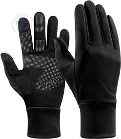 img 4 attached to 🧤 KOPHOTY Winter Gloves: Touch Screen, Warm & Water Resistant for Men and Women - Perfect for Driving, Running, Cycling & Texting