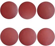 🪚 sackorange 5-inch no-hole psa aluminum oxide sanding discs: self stick, 60 pcs assorted grit (80, 100, 120, 180, 240, 400) логотип