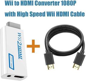 img 3 attached to Wii to HDMI Adapter: Convert & Enhance Wii Display with 1080p HDMI Output + Audio Jack - Includes HDMI Cable