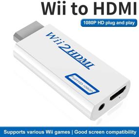 img 2 attached to Wii to HDMI Adapter: Convert & Enhance Wii Display with 1080p HDMI Output + Audio Jack - Includes HDMI Cable