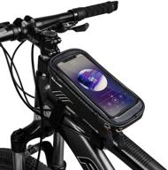 🚲 copozz waterproof bicycle front handlebar bag with touch screen - fits cellphone up to 6.5 inches, ideal for cycling storage and top tube access logo