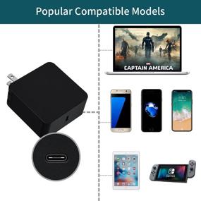 img 1 attached to VEONES 45W/65W USB C Charger: Compatible with HP Spectre 13, Elite x2, Spectre x2 12, Pavilion X2, Pro x2, and Eclipse Notebook