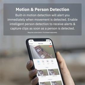 img 1 attached to Abode Cam 2: Enhance your Security with Full Color Low-Light Video, Motion Detection, and Two-Way Voice - WiFi-Connected Indoor/Outdoor Security Camera