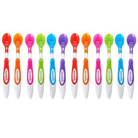 img 4 attached to Soft-Tip Infant Spoons - 12 🥄 Piece Munchkin Set for Optimal Feeding Experience