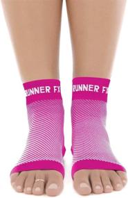 img 2 attached to 🏃 Runner FX Sports: Plantar Fasciitis Socks for Neuropathy - Women and Men, Compression Support, Ankle and Foot Relief