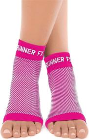 img 3 attached to 🏃 Runner FX Sports: Plantar Fasciitis Socks for Neuropathy - Women and Men, Compression Support, Ankle and Foot Relief