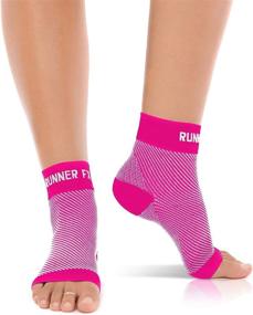 img 1 attached to 🏃 Runner FX Sports: Plantar Fasciitis Socks for Neuropathy - Women and Men, Compression Support, Ankle and Foot Relief