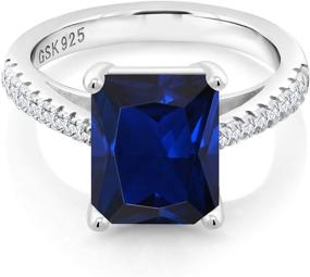 img 4 attached to 💍 Gemstone King Sterling Engagement Women's Jewelry Collection