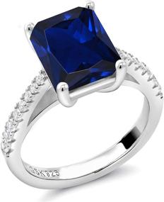 img 3 attached to 💍 Gemstone King Sterling Engagement Women's Jewelry Collection