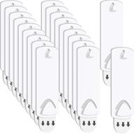 no damage picture hangers: easy-to-use kit with 20 pieces for traceless picture hanging - ideal for bathroom, kitchen, and more! logo
