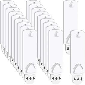 img 4 attached to No Damage Picture Hangers: Easy-to-Use Kit with 20 Pieces for Traceless Picture Hanging - Ideal for Bathroom, Kitchen, and More!