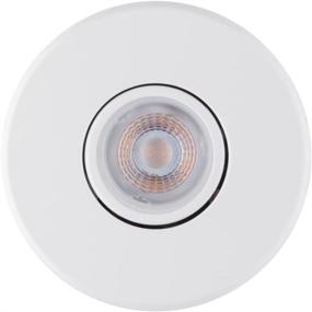 img 2 attached to Globe Electric 90733 Recessed Lighting 4 Pack: White Round Swivel, 4 Count – Sleek and Versatile Illumination Solution