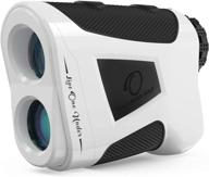 enhanced accuracy and sleek design: elite golf rangefinder by one under golf logo