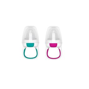 img 4 attached to 🍼 Teal/Pink 2-Pack of OXO Tot Silicone Self-Feeder