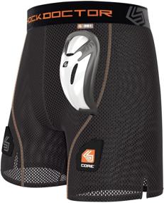 img 4 attached to 🏒 Enhanced Supporter for Men's Hockey Shorts: Includes BioFlex Cup - Available in Adult, Youth, and Boys Sizes