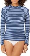 👚 upf 50+ long-sleeve rash guard for women by amazon essentials logo