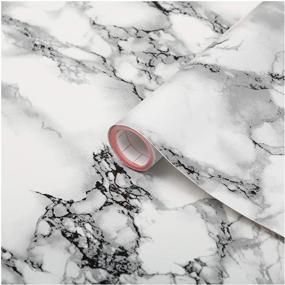 img 4 attached to 🎬 d-c-fix Peel and Stick Marble White Film: Waterproof and Self-Adhesive, Excludes U.S. and Canadian Markets