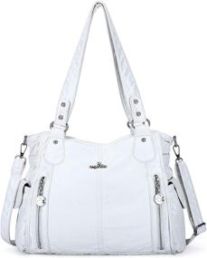 img 4 attached to Handbag Shoulder Multiple Pockets Fashion Women's Handbags & Wallets