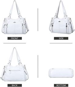 img 1 attached to Handbag Shoulder Multiple Pockets Fashion Women's Handbags & Wallets