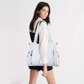 img 3 attached to Handbag Shoulder Multiple Pockets Fashion Women's Handbags & Wallets