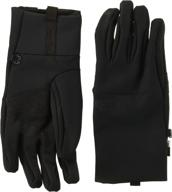 north face mens glove black logo