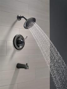 img 3 attached to 🛁 Enhance Your Bathroom with the Delta Faucet Windemere Tub and Shower Trim Kit in Oil Rubbed Bronze - Includes Single-Spray Shower Head, BT14496-OB (Valve Sold Separately)