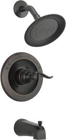 img 4 attached to 🛁 Enhance Your Bathroom with the Delta Faucet Windemere Tub and Shower Trim Kit in Oil Rubbed Bronze - Includes Single-Spray Shower Head, BT14496-OB (Valve Sold Separately)