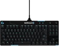 🎮 logitech g pro x shroud edition: эргономичная игровая клавиатура для профессиональной производительности логотип