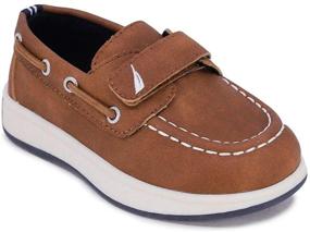 img 4 attached to 👞 Nautica Teton Тан Лоферы - Детская обувь для мальчиков дошкольного возраста
