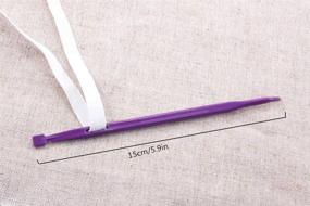 img 1 attached to 5 штук фиолетового Thang швейные инструменты - Улучшите швейные проекты с помощью инструментов из резиновой ленты от Windman.