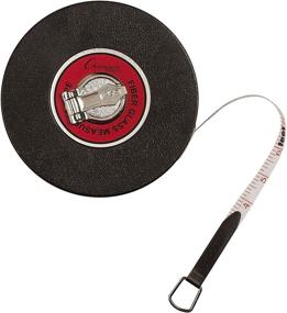 img 1 attached to 📏 Champion Sports Closed Reel Tape Measure - Track and Field, Long Jump, Landscaping Tools - Durable, Dual-Sided Measuring Tape with Feet and Meters - Available in Multiple Lengths