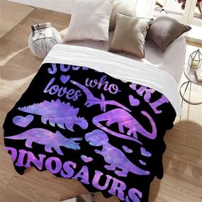 img 3 attached to Dinosaur Dinosaurs Jurassic Lightweight Blankets