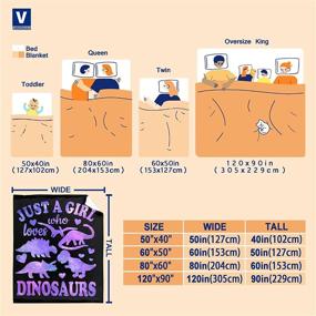 img 2 attached to Dinosaur Dinosaurs Jurassic Lightweight Blankets