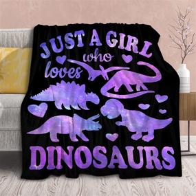 img 4 attached to Dinosaur Dinosaurs Jurassic Lightweight Blankets