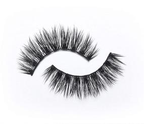 img 3 attached to 💁 Eylure Luxe Silk Effect False Eyelashes, Marquise - Reusable, Adhesive Included, 1 Pair with Improved SEO