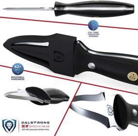 img 2 attached to 🔪 DALSTRONG Professional Oyster Shucking Knife - 3.5" - Shogun Series - AUS-10V Super Steel - G10 Handle - Sheath Included