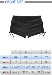 img 1 attached to Micosuza Womens Bottoms Shorts Adjustable Women's Clothing in Swimsuits & Cover Ups