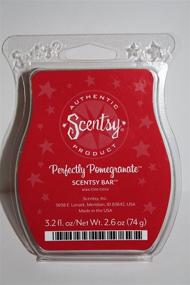 img 1 attached to Discover the Irresistible Aroma of Perfectly Pomegranate with Scentsy 🍒 Bar Wickless Candle Tart Warmer - 3.2 Fl Oz, 8 Squares!