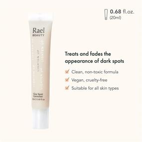 img 3 attached to 🌿 Rael Cica Spot Corrector Cream - Advanced Dark Spot Lightening Serum with Cica Extract and Willow Bark Extract, Acne Spot Treatment, Clean Vegan Natural Skincare, Suitable for All Skin Types (0.68oz, 20ml)