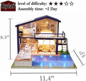 img 1 attached to Rylai Miniature Light Time Dollhouses Accessories