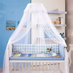 img 1 attached to 🦟 STOBOK Baby Mosquito Net Canopy Bed Netting