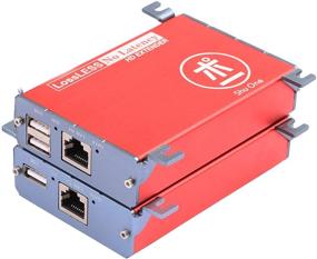 img 4 attached to 🔌 HDMI USB KVM экстендер с питанием по кабелю (PoC), дальность 262 фута (80 м) - передатчик и приемник по Cat5/5e/6/6e RJ45, без потери сигнала и задержки, поддержка AV1080P, DVR, компьютер, ноутбук.