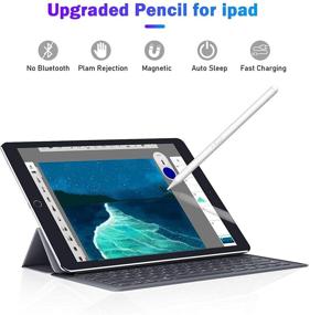 img 2 attached to 🖊️ Advanced Stylus Pencil for iPad 9th Gen | Active Pen with Palm Rejection | Compatible with Apple iPad 2018-2021 | iPad Pro 11 & 12.9 inches | iPad Air 4th 3rd Gen | iPad Mini 5th 6th Gen