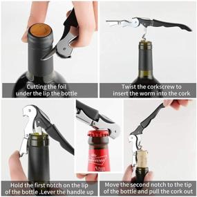 img 1 attached to 🔧 Versatile Bottle and Jar Opener Set - Ideal for Weak Hands, Arthritis, Seniors - Includes Corkscrew and Lid Openers for Can, Beer, Soda, Bottle Lid, and Cap