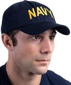 img 4 attached to Authentic Navy Hat: Premium Quality, 100% USA Made Baseball Cap for United States Military Naval Sailors