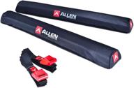 🏄 protective 24 inch aero roof rack pads with 8 ft straps set: perfect for surfboards, sups, and snowboards by allen sports, model 7010su logo